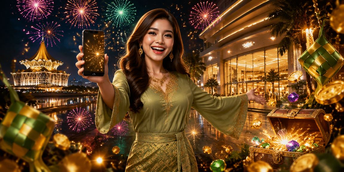 Pengguna menerima bonus Hari Raya melalui aplikasi mudah alih ez96 di Seremban